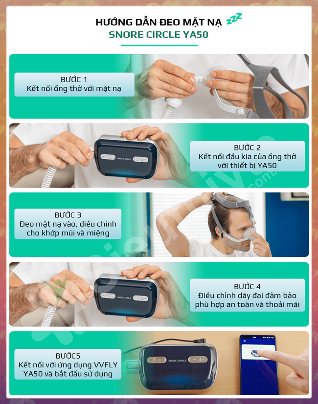 Hướng dẫn cách đeo mặt nạ YA50