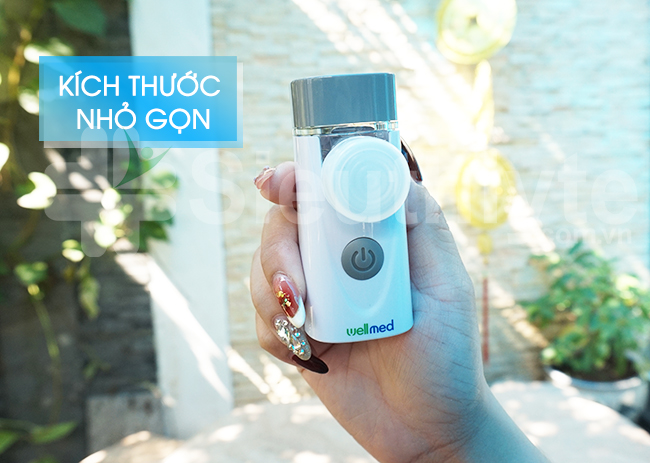 Máy xông khí dung siêu âm Air Pro II với kích thước nhỏ gọn, dễ mang đi