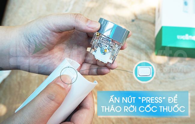 Nhấn nút 