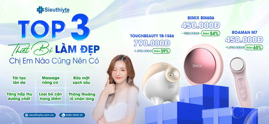 Top 3 Thiết Bị Chăm Sóc Sắc Đẹp