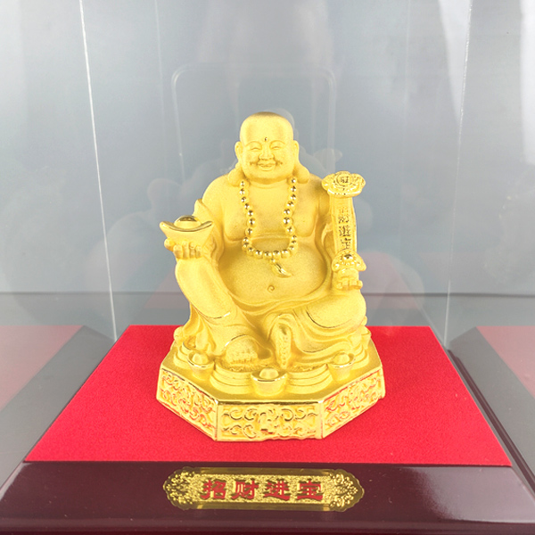 Tượng Phật Di Lặc vàng Wickman Q-1089