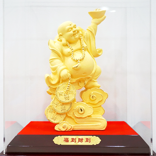 Tượng Phật Di Lặc vàng Wickman Q-568