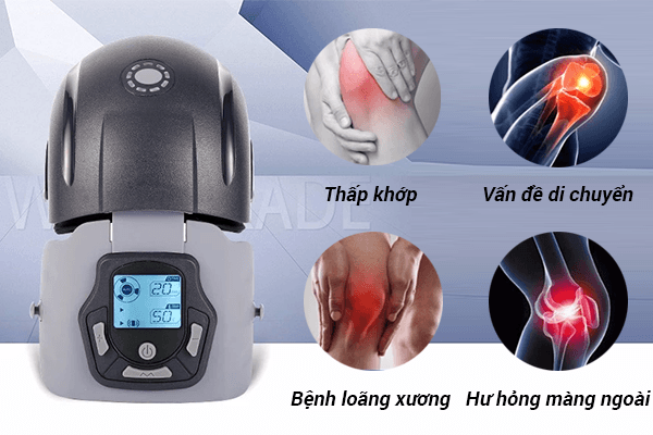 Những người có vấn đề về khớp gối như thấp khớp, loãng xương, người có vấn đề di chuyển nên sử dụng máy massage đầu gối Alphay JKAH-1