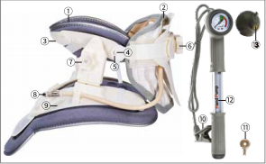 Đai kéo giãn cột sống cổ Alphay JQAH-3