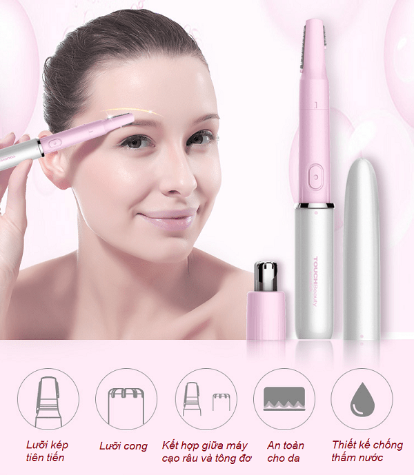 Máy tỉa lông mày, mũi TouchBeauty TB1458