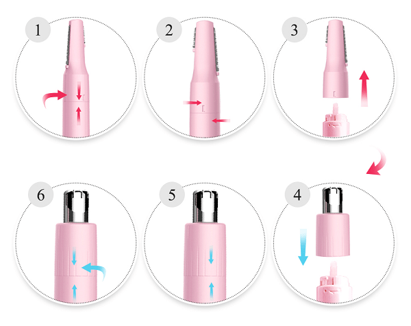 Máy tỉa lông mày, mũi TouchBeauty TB1458