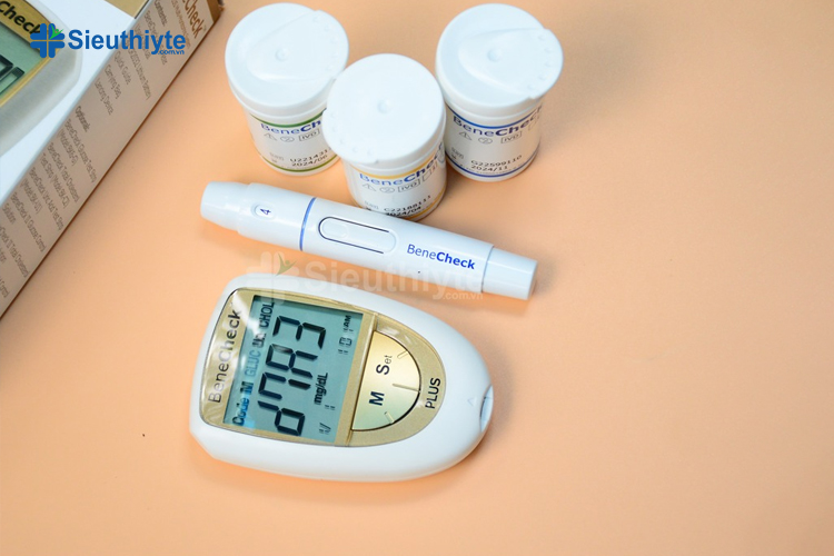Máy đo đường huyết, mỡ máu, gút BeneCheck