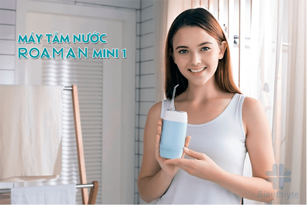 Máy tăm nước cầm tay ROAMAN Mini 1 mang lại cảm giác thẩm mỹ khi sử dụng 