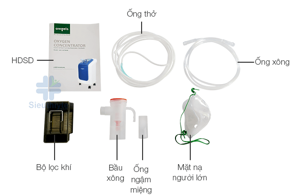 phụ kiện Máy tạo oxy 3 lít Owgels ZY-603