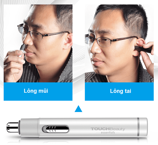 Máy tỉa lông mũi TouchBeauty TB0656 Cắt tỉa lông mũi hoặc tai hiệu quả