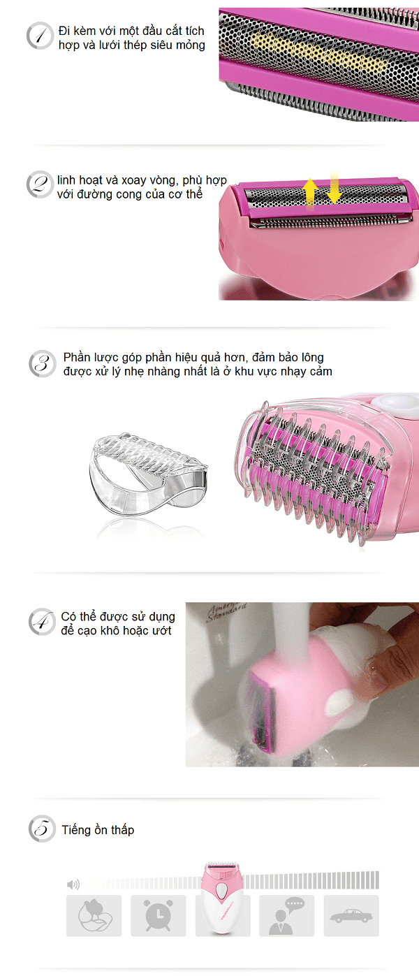 Ưu điểm Máy triệt lông TouchBeauty TB1459