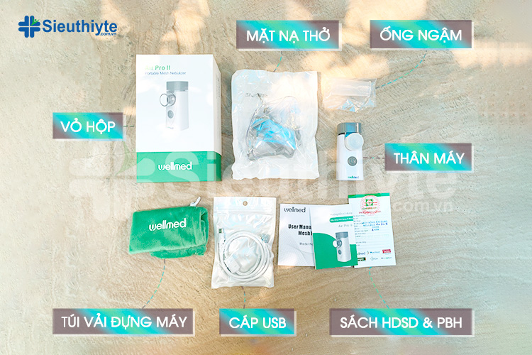 Máy xông khí dung Wellmed Air Pro II