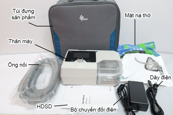 Phụ kiện sản phẩm máy trợ thở Auto BiPAP G2S B25T