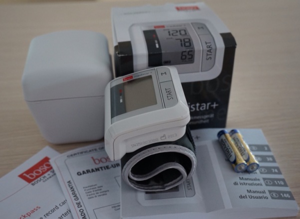 Phụ kiện Máy đo huyết áp điện tử cổ tay Boso Medistar +