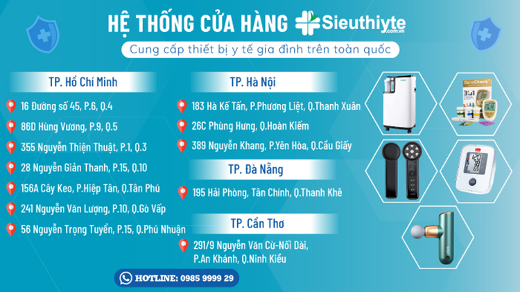 Chọn mua máy đo huyết áp điện tử chính hãng tại Siêu Thị Y Tế