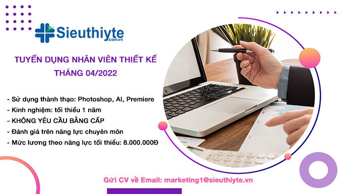 Tuyển Dụng Nhân Viên Thiết Kế Tháng 04/2022