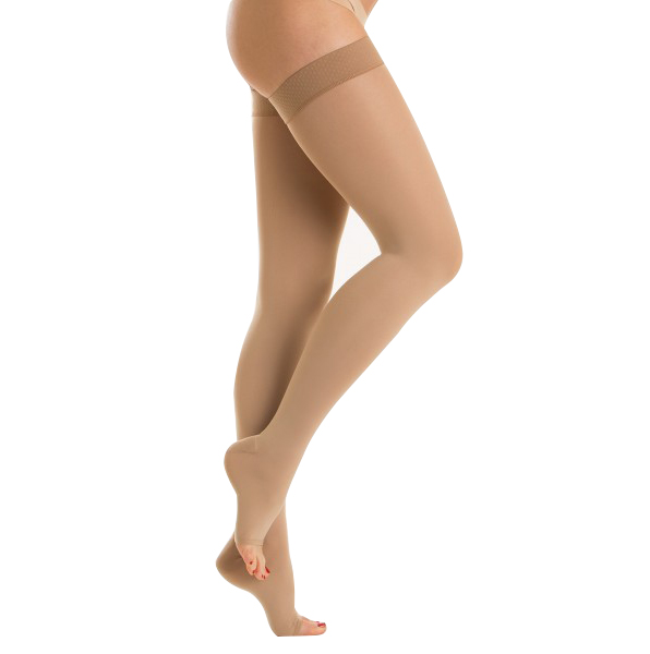 Vớ y khoa điều trị suy tĩnh mạch, dạng đùi, hở ngón Class II - Cotton - Art.M2070A