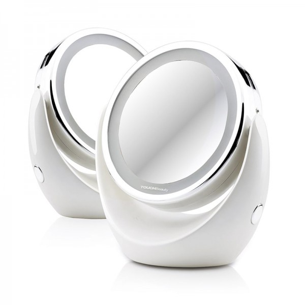 Gương trang điểm 2 mặt có khả năng Zoom (1X/5X) TouchBeauty TB0678