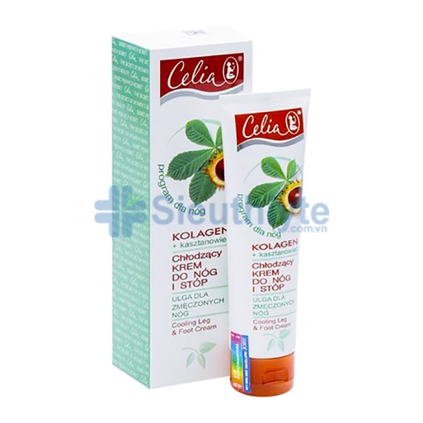 Kem thoa hỗ trợ chữa suy giãn tĩnh mạch chân Celia 100ml
