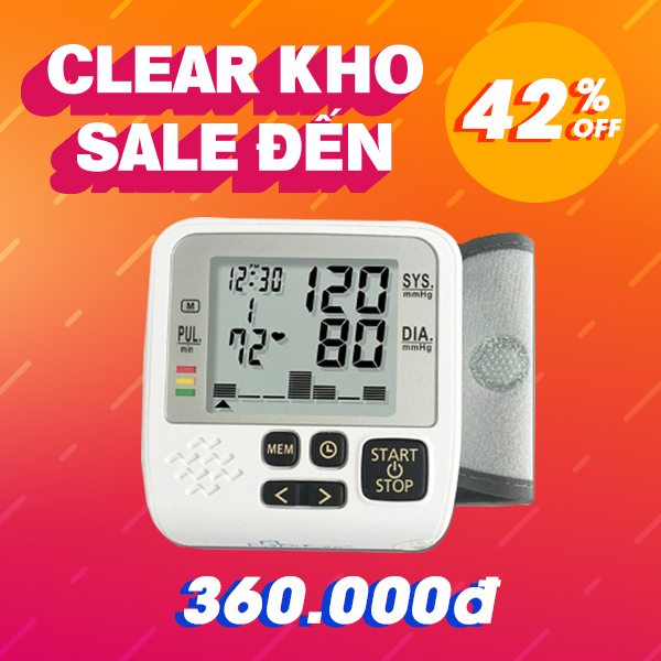 Máy đo huyết áp điện tử cổ tay MediKare-DK39 Plus