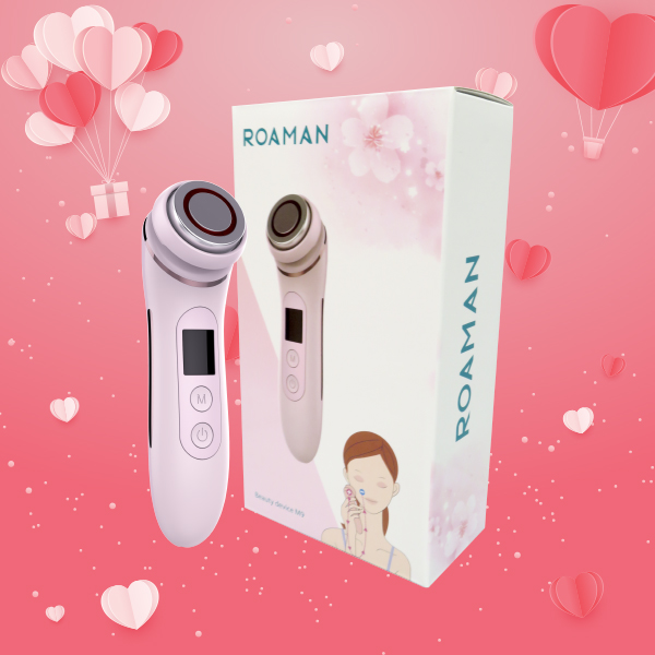 Máy massage mặt 4in1 ROAMAN M9 làm sạch sâu tăng hấp thụ kem dưỡng