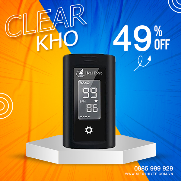 Máy đo nồng độ oxy trong máu SpO2 Heal Force Prince-100A